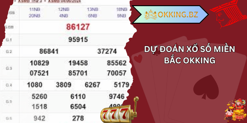 xổ số miền bắc okking 02